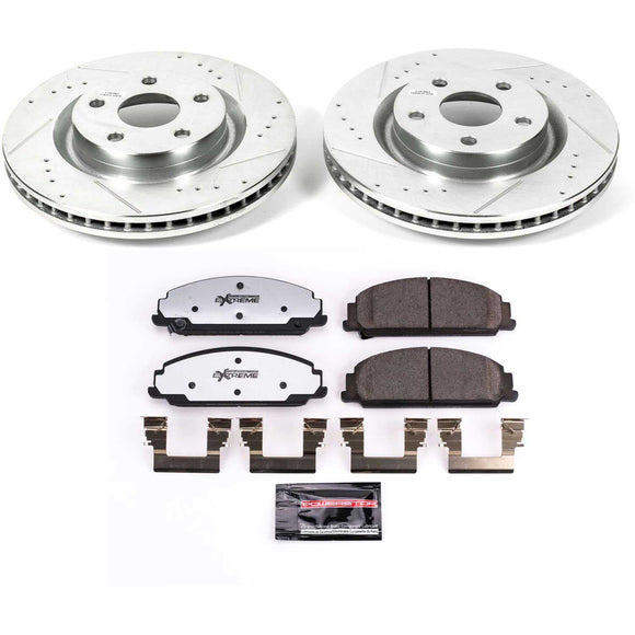 PowerStop Z26 Street Performance Ceramic Brake Pad and Drilled & Slotted Rotor K