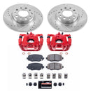 PowerStop Z23 Daily Driver Carbon-Fiber Ceramic Pads Drilled & Slotted Rotor & C