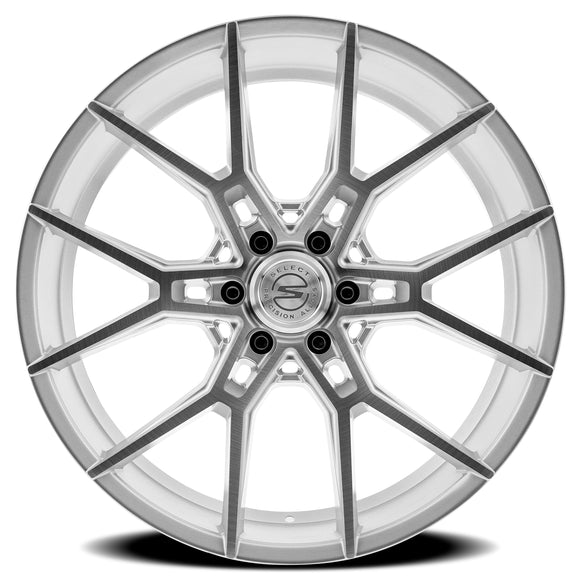 22x10 Select Precision Alloys ALPINE Gloss Silver Brushed 6x135 ET30 CB87.12