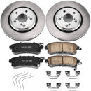 PowerStop OE Stock Replacement Low-Dust Ceramic Brake Pad and Rotor Kit