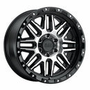 20x9 Black Rhino Alamo Gloss Black Machined Face SS Bolts 6x139.7 ET12 Wheel-6