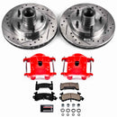 PowerStop Z23 Daily Driver Carbon-Fiber Ceramic Pads Drilled & Slotted Rotor & C