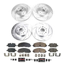 PowerStop Z23 Daily Driver Carbon-Fiber Ceramic Brake Pad and Drilled & Slotted
