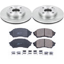 PowerStop OE Stock Replacement Low-Dust Ceramic Brake Pad and Rotor Kit