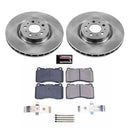 PowerStop OE Stock Replacement Low-Dust Ceramic Brake Pad and Rotor Kit