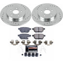 PowerStop Z23 Daily Driver Carbon-Fiber Ceramic Brake Pad and Drilled & Slotted