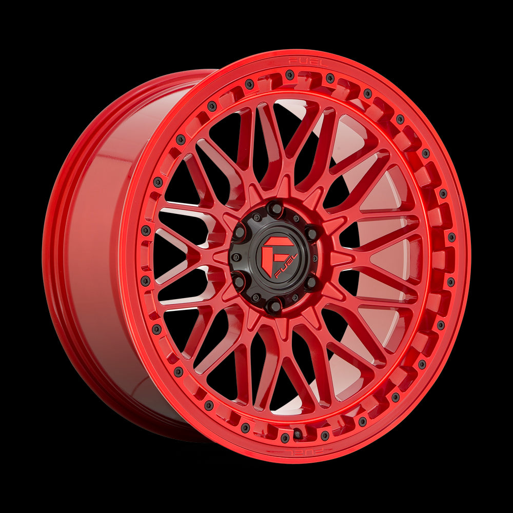 17X9 Fuel 1PC D758 Trigger Candy Red 5X127 5X5 ET-12 Wheel Rim