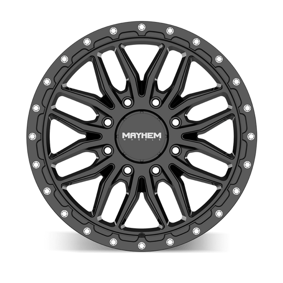 20x9 Mayhem Vector Gloss Black 8x165.1 ET18 CB125.2 Wheel Rim