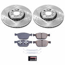 PowerStop OE Stock Replacement Low-Dust Ceramic Brake Pad and Rotor Kit
