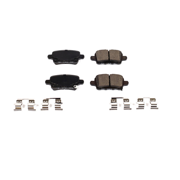 PowerStop Z17 Evolution Ceramic Brake Pads With Hardware