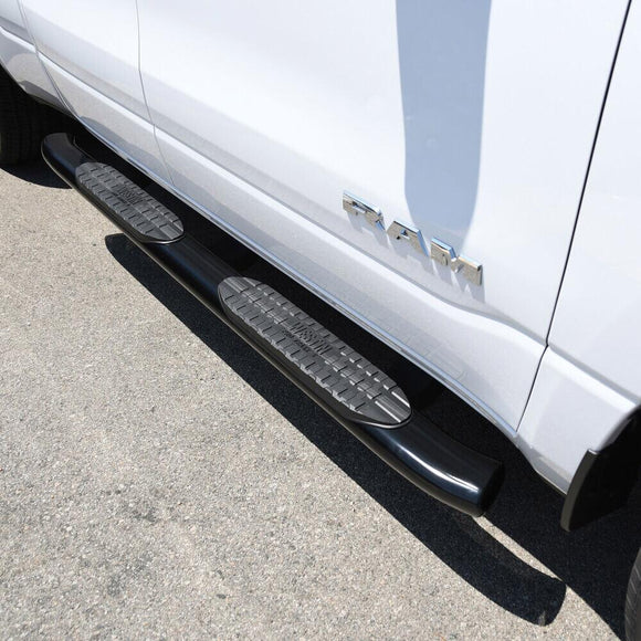 Westin PRO TRAXX 5 Oval Nerf Step Bars Powder Coated Black Steel 21-54095