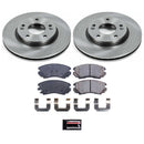 PowerStop OE Stock Replacement Low-Dust Ceramic Brake Pad and Rotor Kit