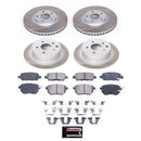 PowerStop Semi-Coated Rotor and Low-Dust Ceramic Brake Pad Kit