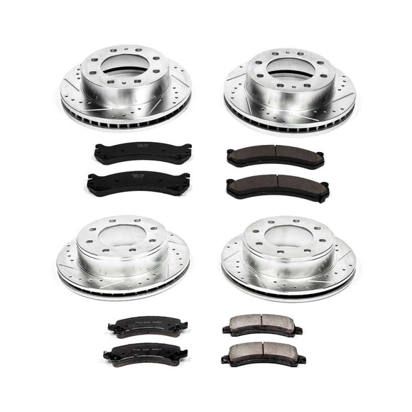 PowerStop Z23 Daily Driver Carbon-Fiber Ceramic Brake Pad and Drilled & Slotted