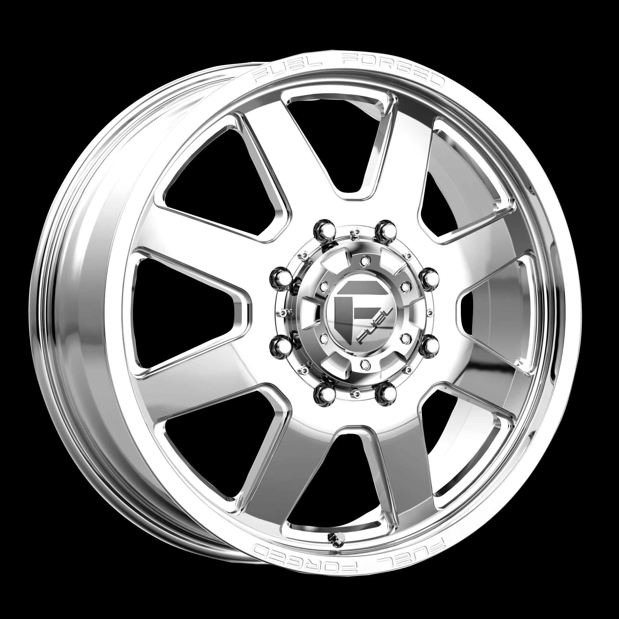 20X8.25 Fuel MONO DE09 FF09D Polished 10X225 ET105 wheel/rim