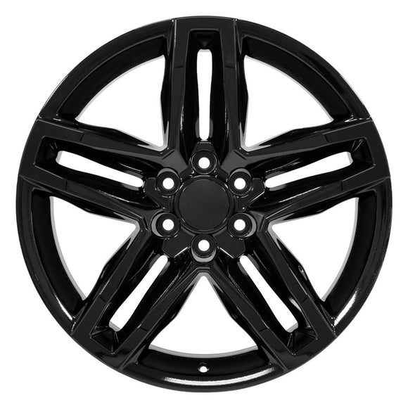 22" Replica CV34B fits Chevrolet Silverado 22 in. x 9 in. Gloss Black