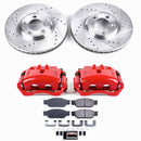 PowerStop Z23 Daily Driver Carbon-Fiber Ceramic Pads Drilled & Slotted Rotor & C