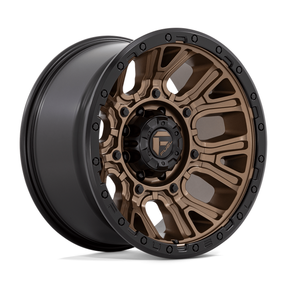 20x10 Fuel Off-Road D826 Traction Matte Bronze with Black Ring 8x170 ET-18 Wheel