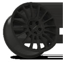17x7 Vision 477 Monaco Satin Black 5x110 ET38 Wheel Rim