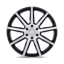 20x9.5 Petrol PE007 P6E Gloss Black Machined Face 6x139.7 ET25 CB106.1 Wheel