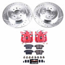 PowerStop Z23 Daily Driver Carbon-Fiber Ceramic Pads Drilled & Slotted Rotor & C