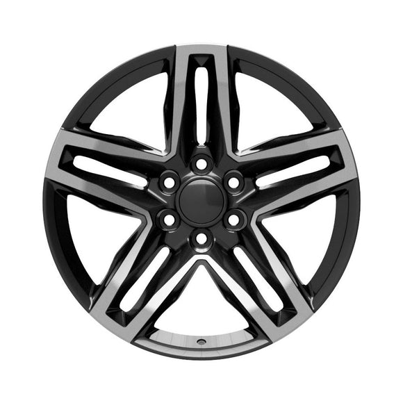 22" Replica CV34B fits Chevrolet Silverado 22 in. x 9 in. Gloss Black
