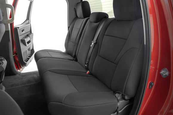 Rough Country Seat Covers With No Rear Cup Holder For Toyota Tundra 22-23