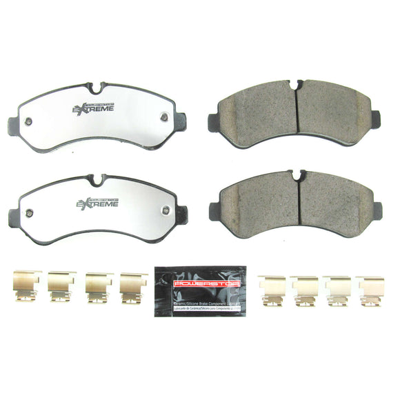PowerStop Z36 Truck And Tow Carbon-Fiber Ceramic Brake Pads With Hardware
