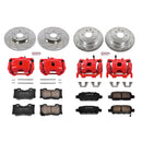 PowerStop Z23 Daily Driver Carbon-Fiber Ceramic Pads Drilled & Slotted Rotor & C