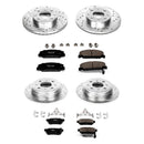PowerStop Z23 Daily Driver Carbon-Fiber Ceramic Brake Pad and Drilled & Slotted