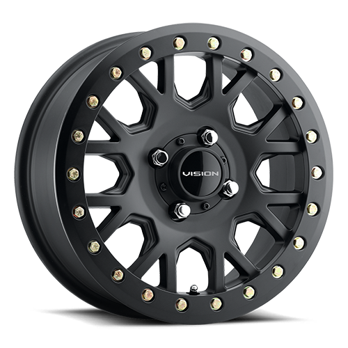 15x6 Vision GV8 Invader Satin Black 4x136 ET38 Wheel Rim