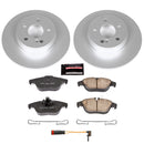 PowerStop Genuine Geomet Coated Rotor and Carbon-Fiber Ceramic Brake Pad Kit