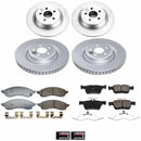 Genuine Geomet Coated Rotor and Low-Dust Ceramic Brake Pad Kit