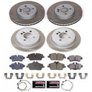 PowerStop Semi-Coated Rotor and Low-Dust Ceramic Brake Pad Kit
