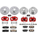 PowerStop Z23 Daily Driver Carbon-Fiber Ceramic Pads Drilled & Slotted Rotor & C