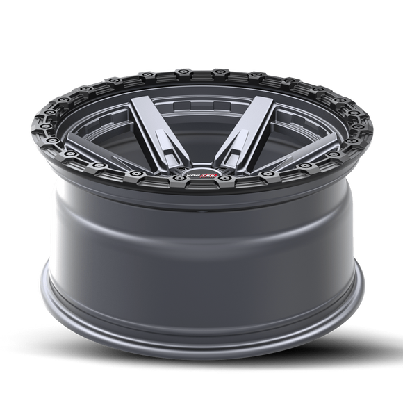 20x10 Vortek VRT-602 Argon Matte Titanium 6x135 ET-12 CB106.1 Wheel