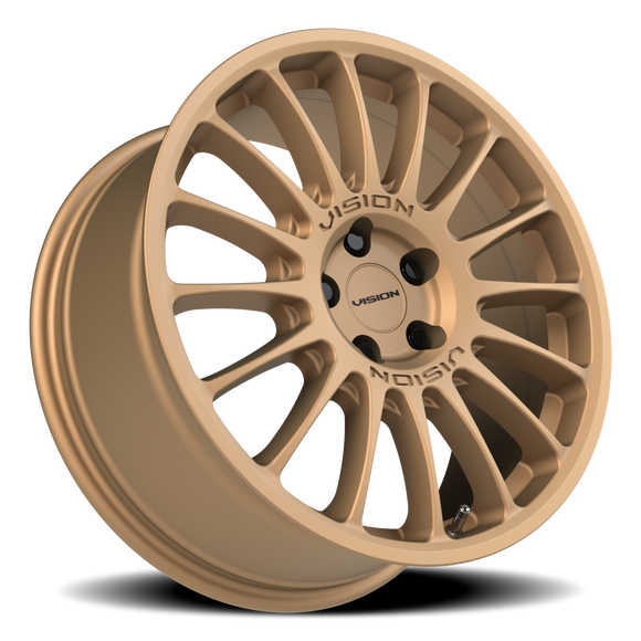 18x8 Vision 477 Monaco Bronze 5x108 5x4.25 ET38 Wheel Rim