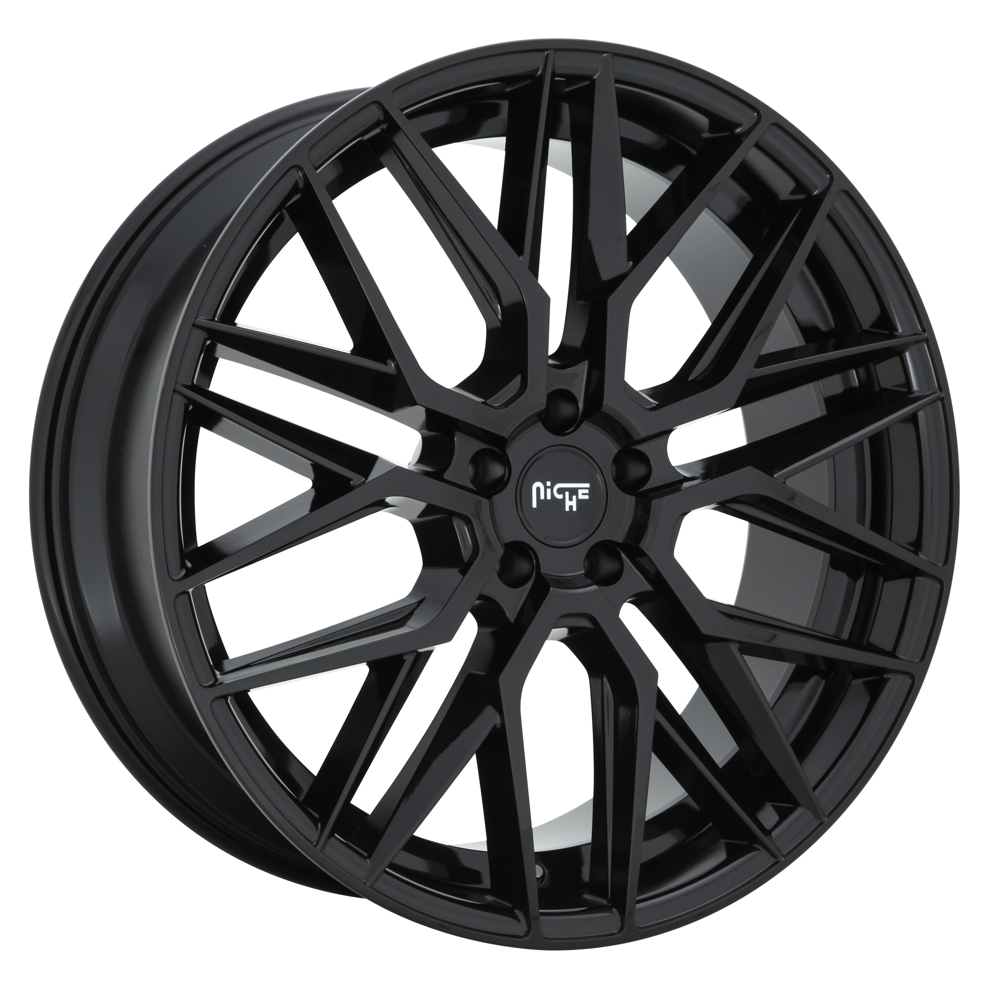 9x20 Niche Wheels M224 Gamma Gloss Black Wheel 5x114.3 ET35 CB72