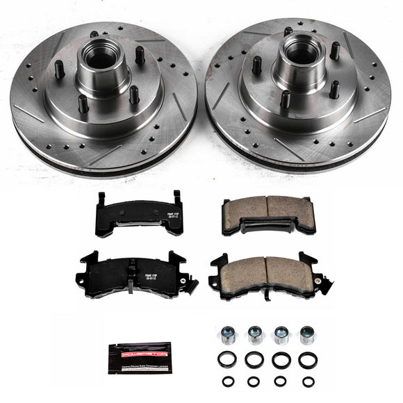 PowerStop Z23 Daily Driver Carbon-Fiber Ceramic Brake Pad and Drilled & Slotted
