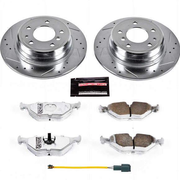 PowerStop Z26 Street Performance Ceramic Brake Pad and Drilled & Slotted Rotor K