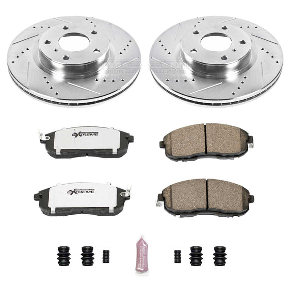 PowerStop Z26 Street Performance Ceramic Brake Pad and Drilled & Slotted Rotor K