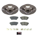 PowerStop OE Stock Replacement Low-Dust Ceramic Brake Pad and Rotor Kit