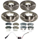 PowerStop OE Stock Replacement Low-Dust Ceramic Brake Pad and Rotor Kit