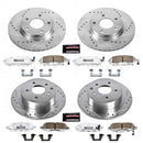 PowerStop Z26 Street Performance Ceramic Brake Pad and Drilled & Slotted Rotor K
