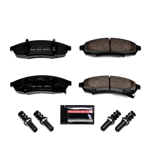 PowerStop Z23 Evolution Sport Carbon-Fiber Brake Pads With Hardware