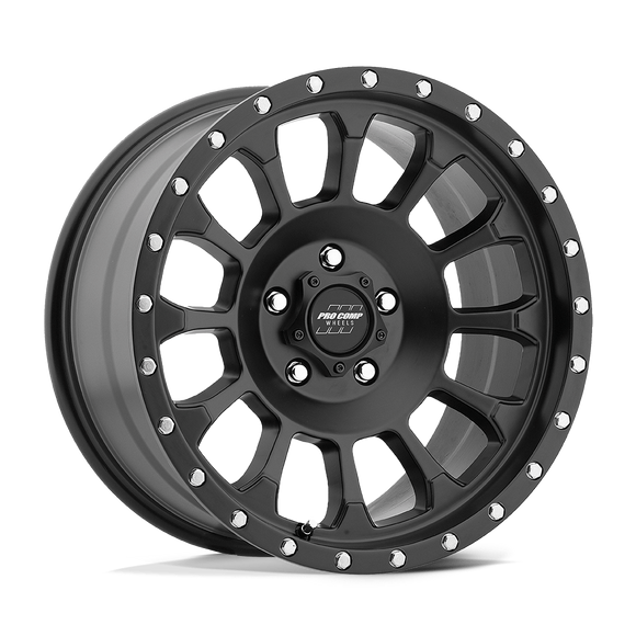 17X8 Pro Comp PA34 Rockwell Satin Black 6X135 ET0 Wheel Rim