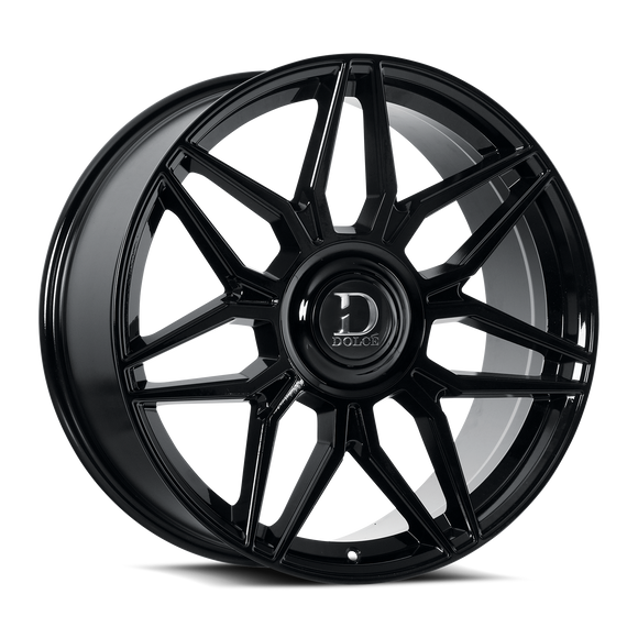 22x9.5 Dolce VERONA Glossy Black Wheel 6x135 ET35 CB106.2