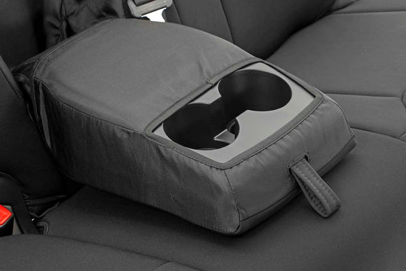 Rough Country Seat Covers with Console Cover Front and Rear For Toyota Tundra 14-21
