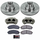 PowerStop OE Stock Replacement Low-Dust Ceramic Brake Pad, Rotor and Caliper Kit