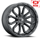 16x8 Vision 405 Korupt Satin Black 5x127 5x5 ET0 Wheel Rim